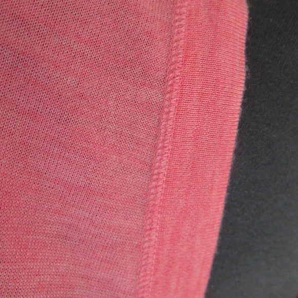 Heather Coral Pink Tory Burch Merino Cardigan, Gold Logo Buttons - Picture 4 of 11